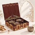 Heritage Haveli Gift Hamper with 4 Matki Tins