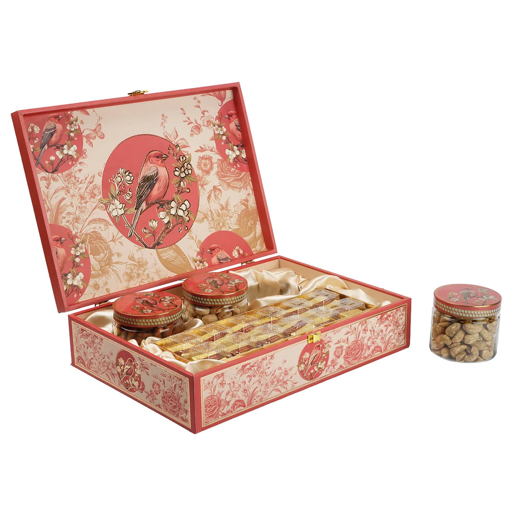 Floral Elegance Dry Fruit Hamper Box