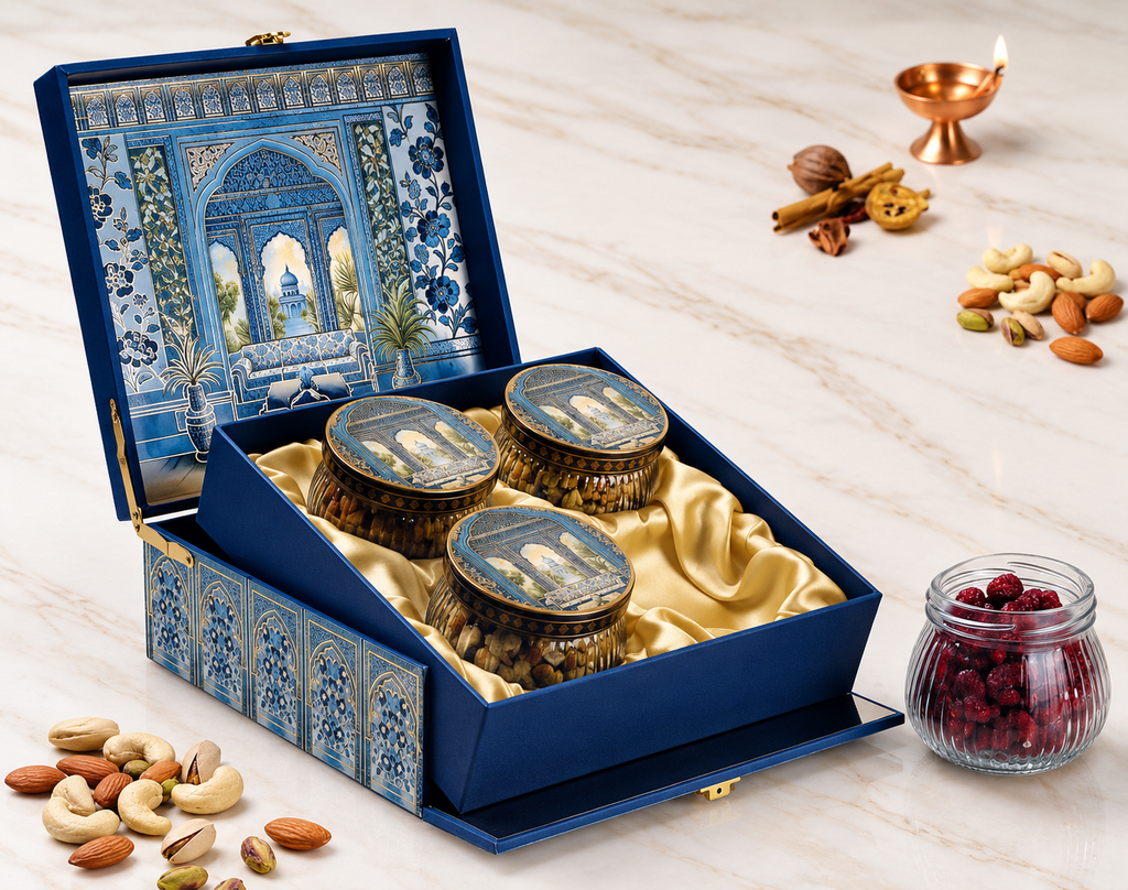Royal Blue Dry Fruit Box