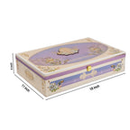 Royal Peacock Pichwai Hamper with 4 Salsa Glass Jars & 16-Cavity Tray