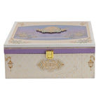 Royal Lilac & Ivory Hamper Box with 4 Glass Jars