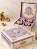 Royal Peacock Purple Dry Fruit Gift Box