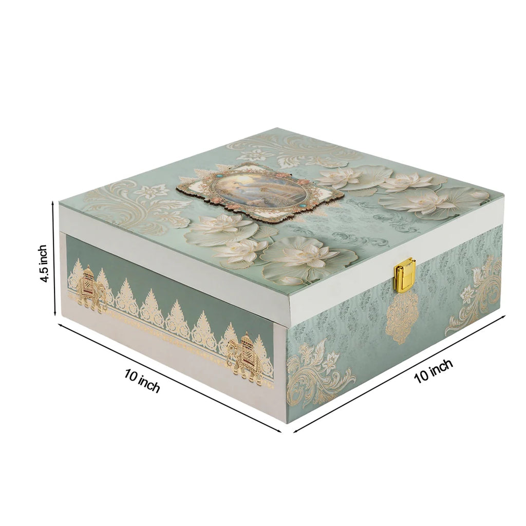 Pichwai Print Heritage Dry Fruit Gift Box