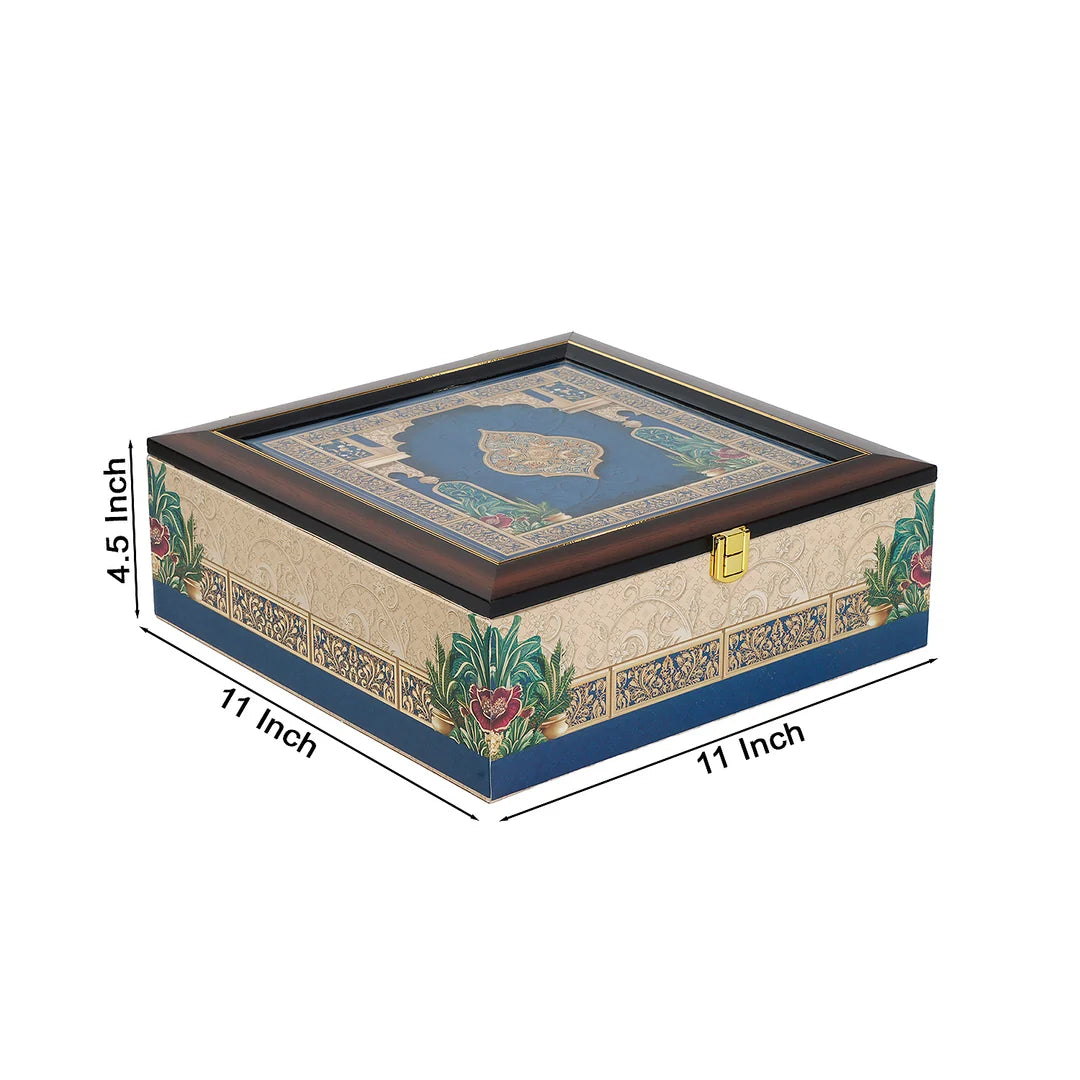 Imperial Blue Heritage Gift Box with 4 Matki Tins