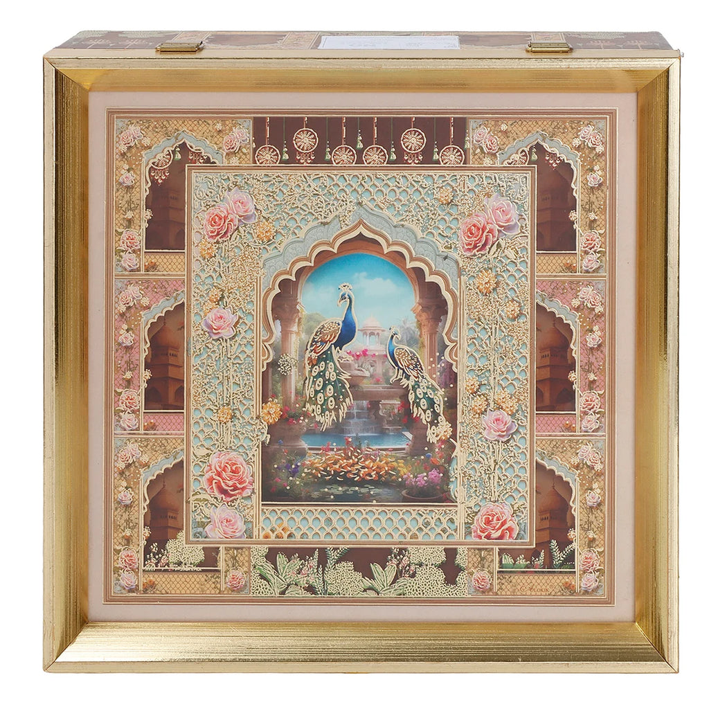 Heritage Haveli Gift Hamper with 4 Matki Tins