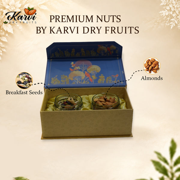 Bird & Bloom Royal Premium Gift Box | 400-600g Assorted Gift Box | Diwali and Celebrations
