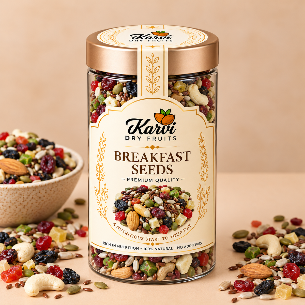 Premium Breakfast Seeds — Nutritious Seed Mix