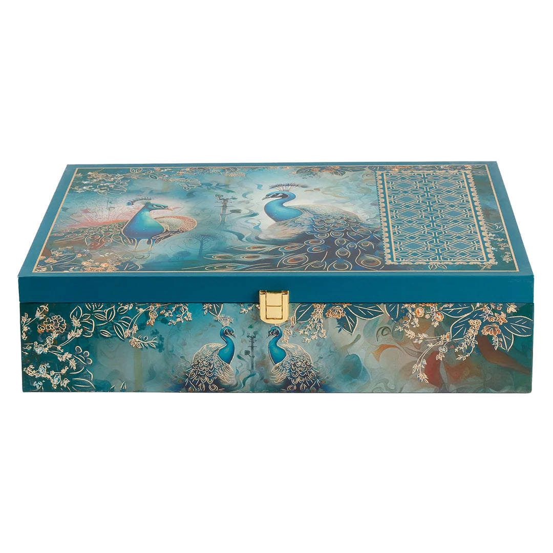 Peacock Royale – Premium 6-Jar Dry Fruit Gift Box
