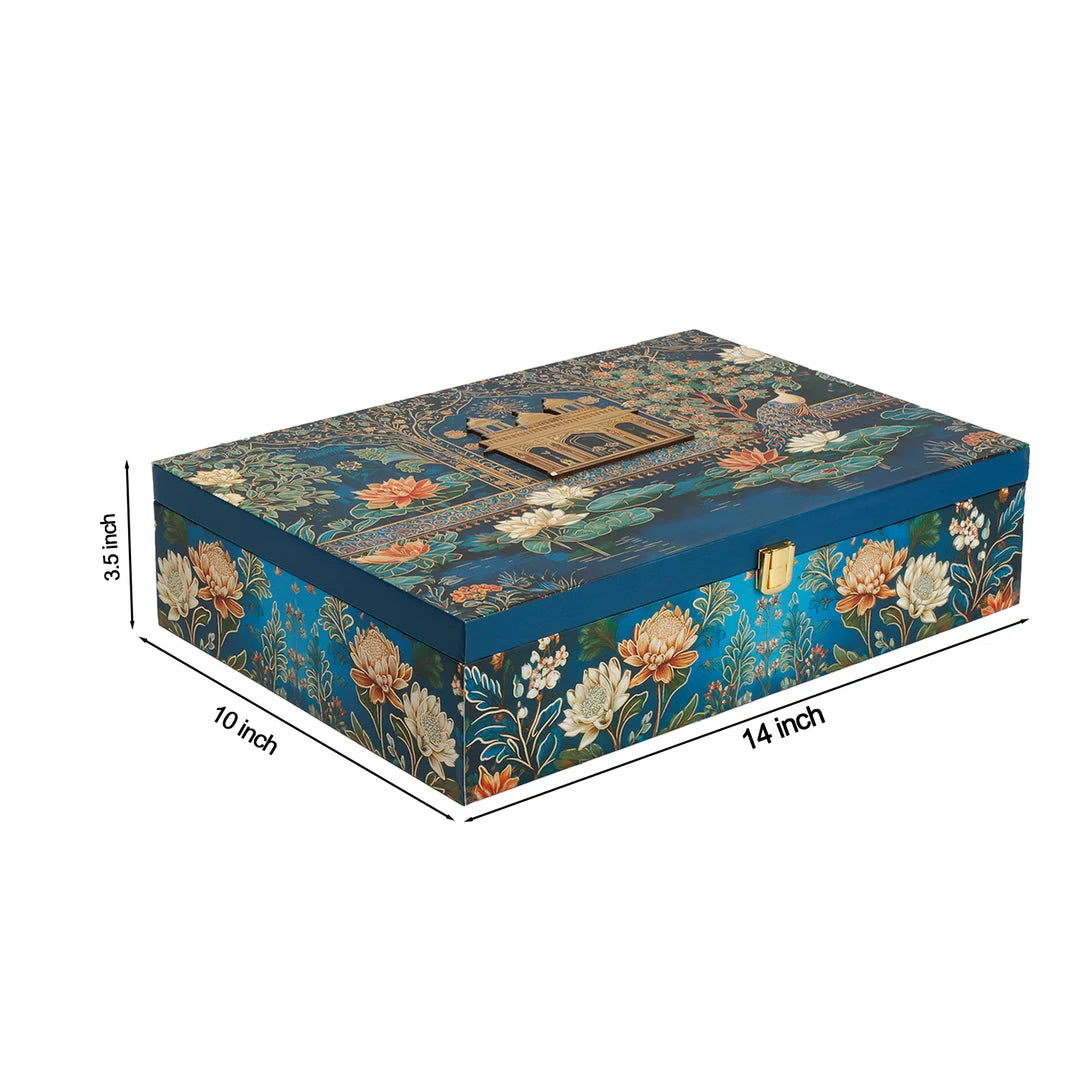 Pichwai Royale – Premium 6-Jar Dry Fruit Gift Box