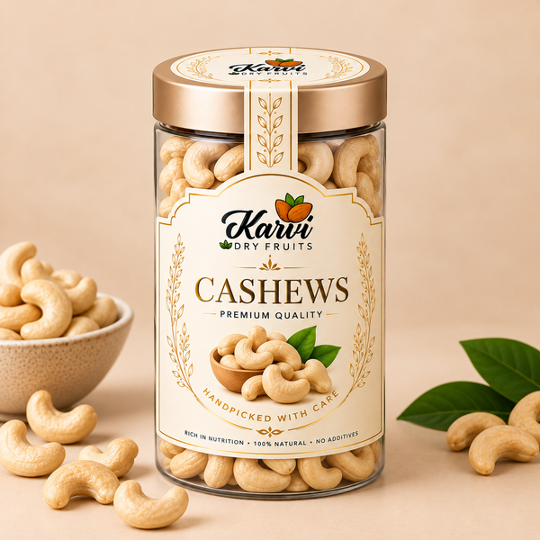 Whole Cashews W240 — Premium Grade Kaju, Raw
