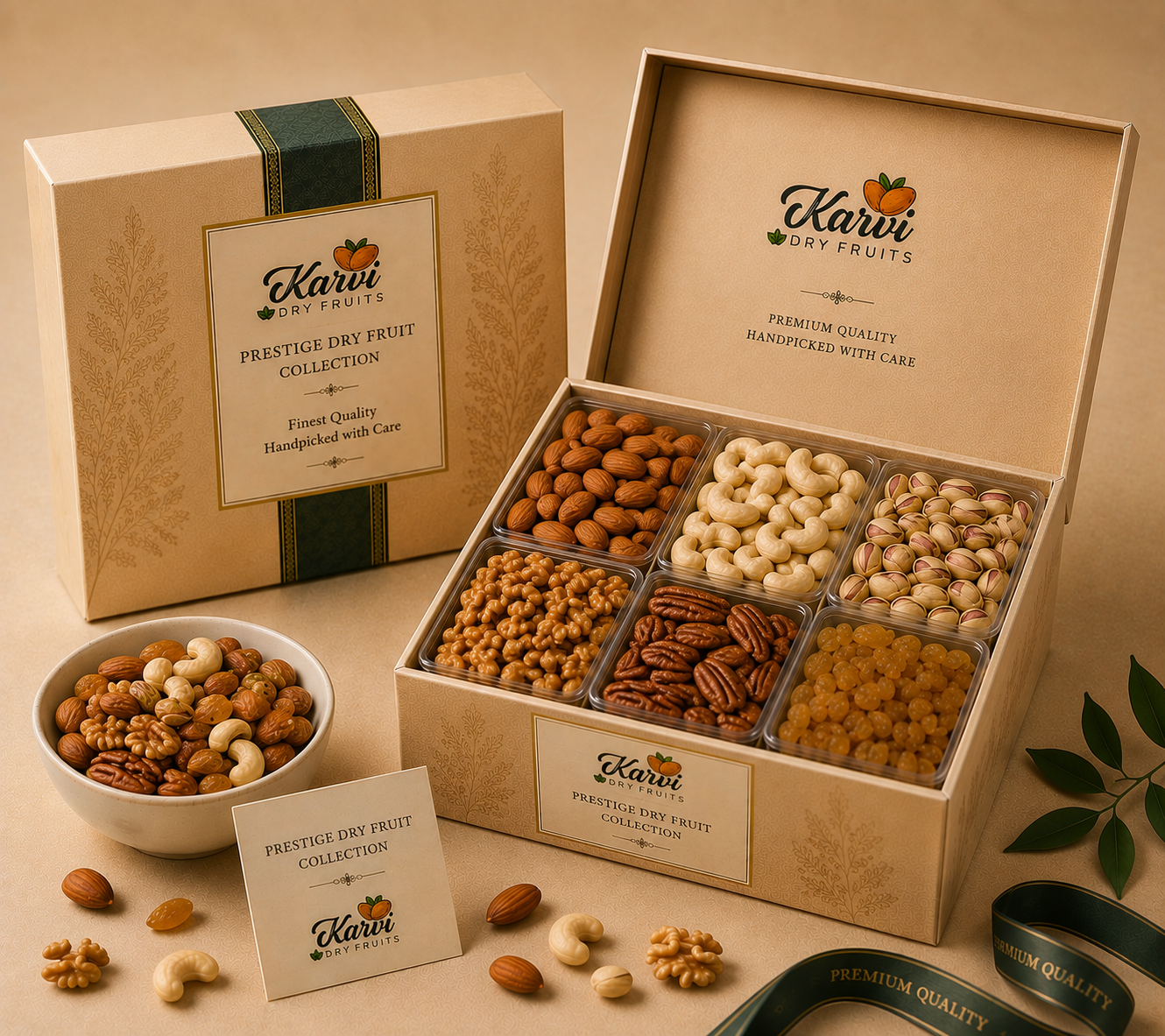 Prestige Collection — 6 Variety Dry Fruit Gift Box