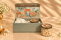 The Heritage Courtyard Dry Fruit Gift Box with 2 Designer Jars