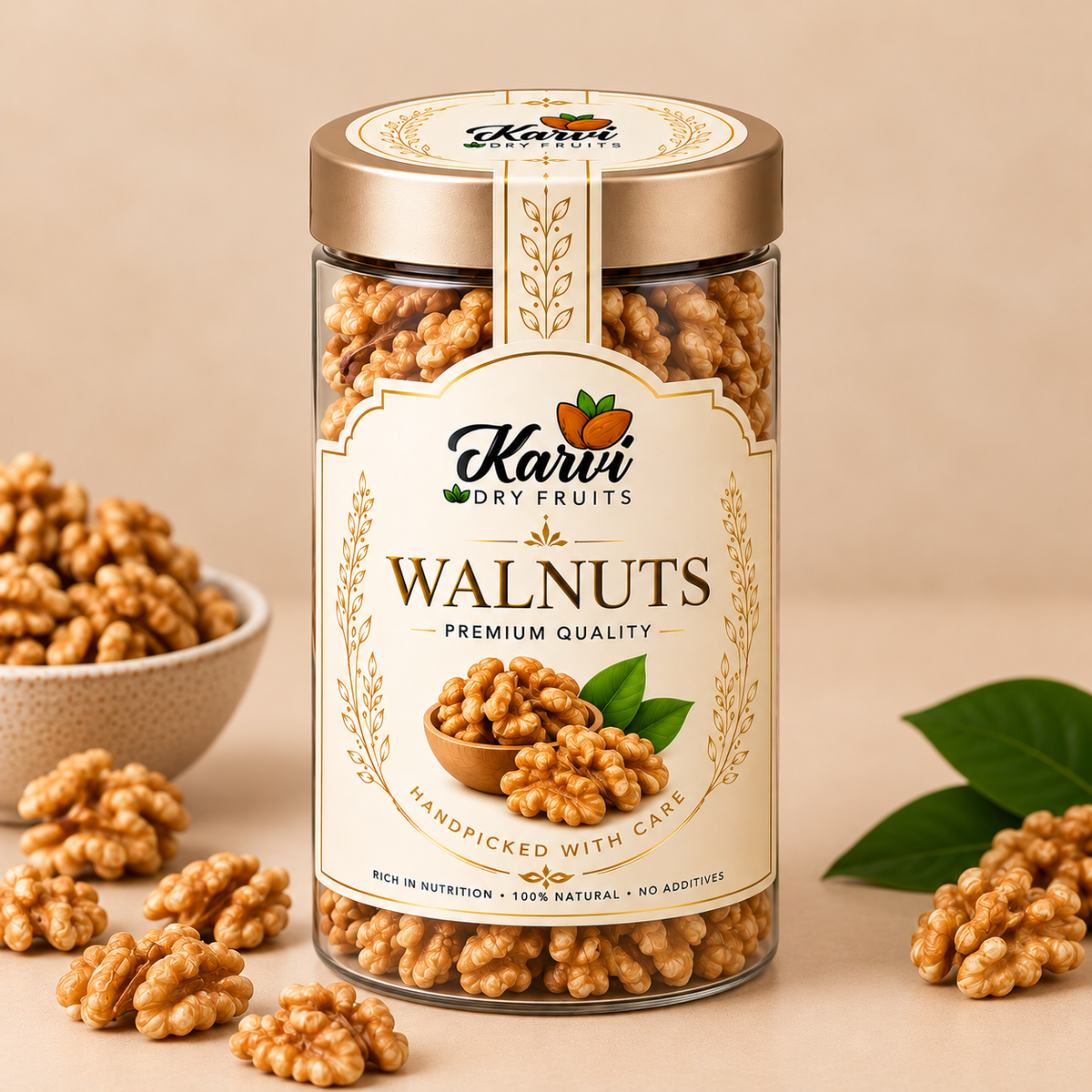 Kashmiri Walnut Kernels — Light Halves, No Shell