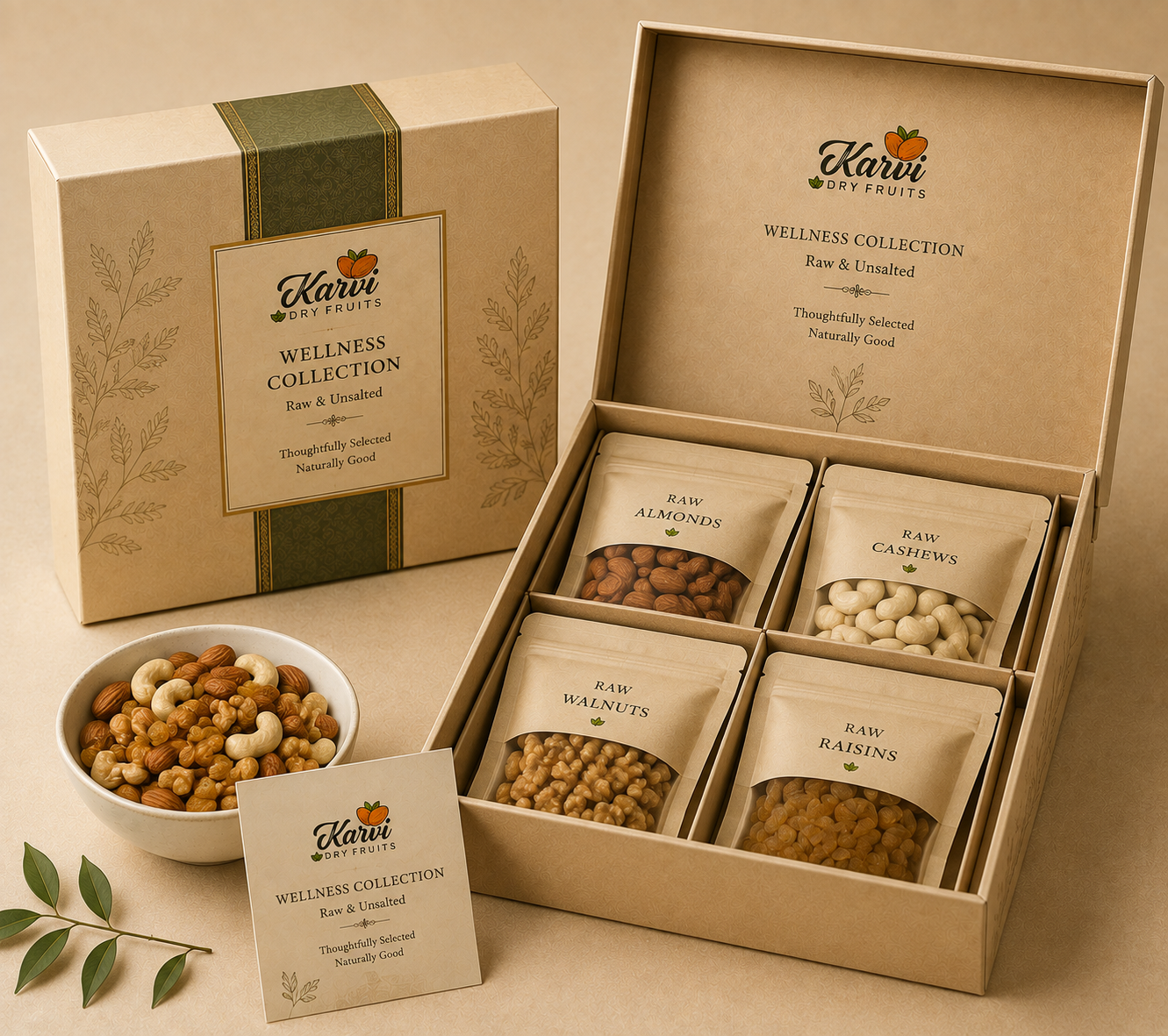 Wellness Collection — 4 Variety Raw & Unsalted Gift Box