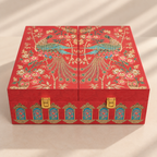 Royal Red Diya 4-Jar Luxury Hamper Box
