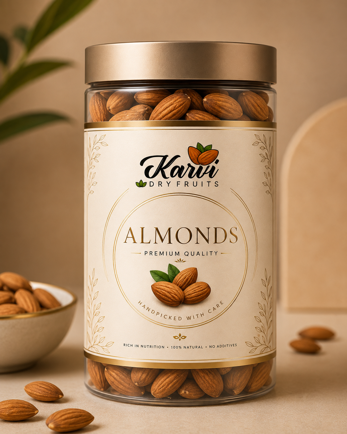 California Almonds — Premium Whole Badam, Raw & Unsalted