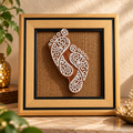 Traditional Handcrafted Charan Paduka| Elegant Decorative Accent Perfect for Gifting & Festive Décor