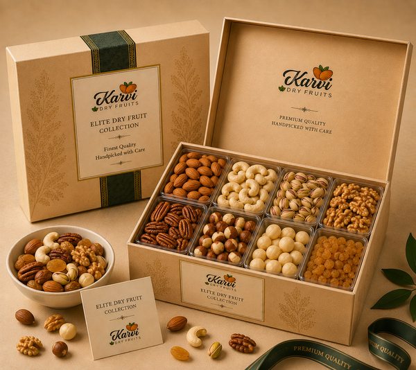 Elite Collection — 8 Variety Dry Fruit Gift Box