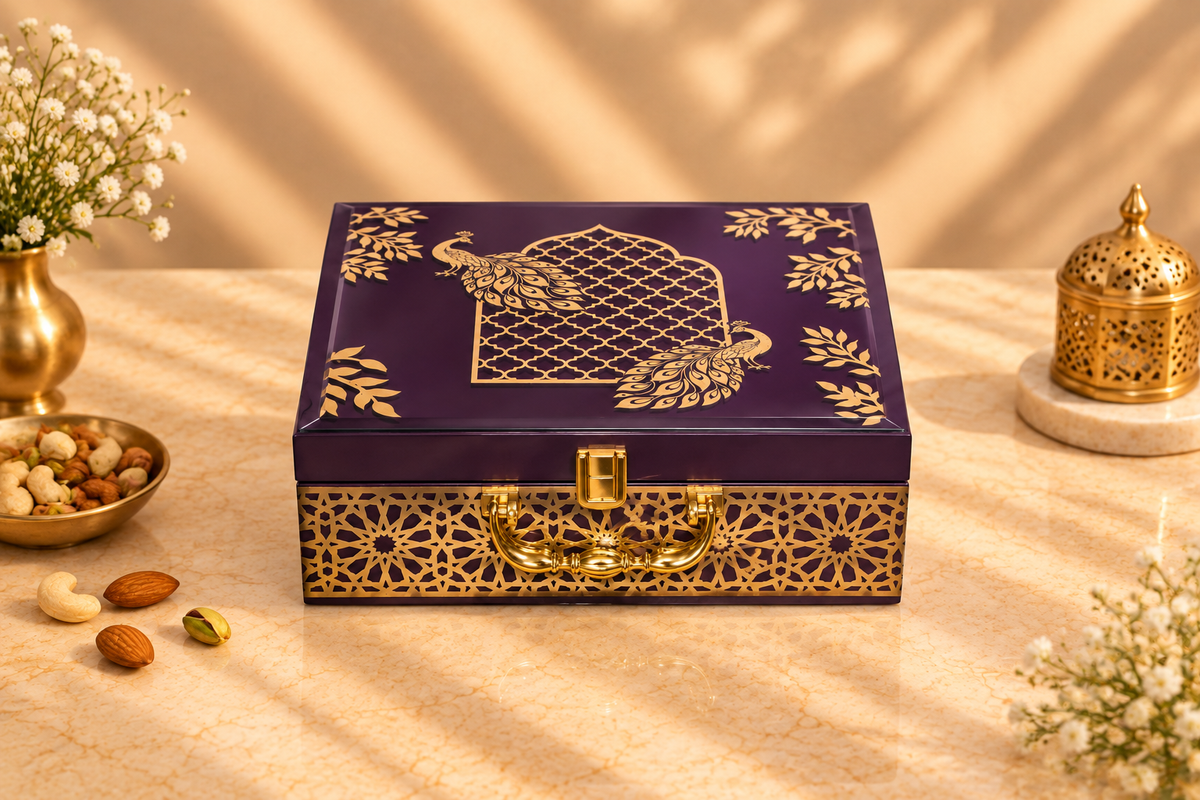 Royal Amethyst Gift Box with 4 Jars