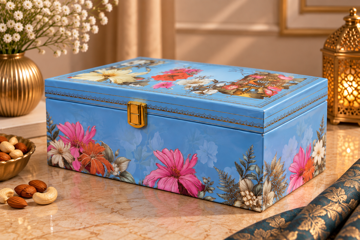 Floral Aviary Gift Box with 2 Jars
