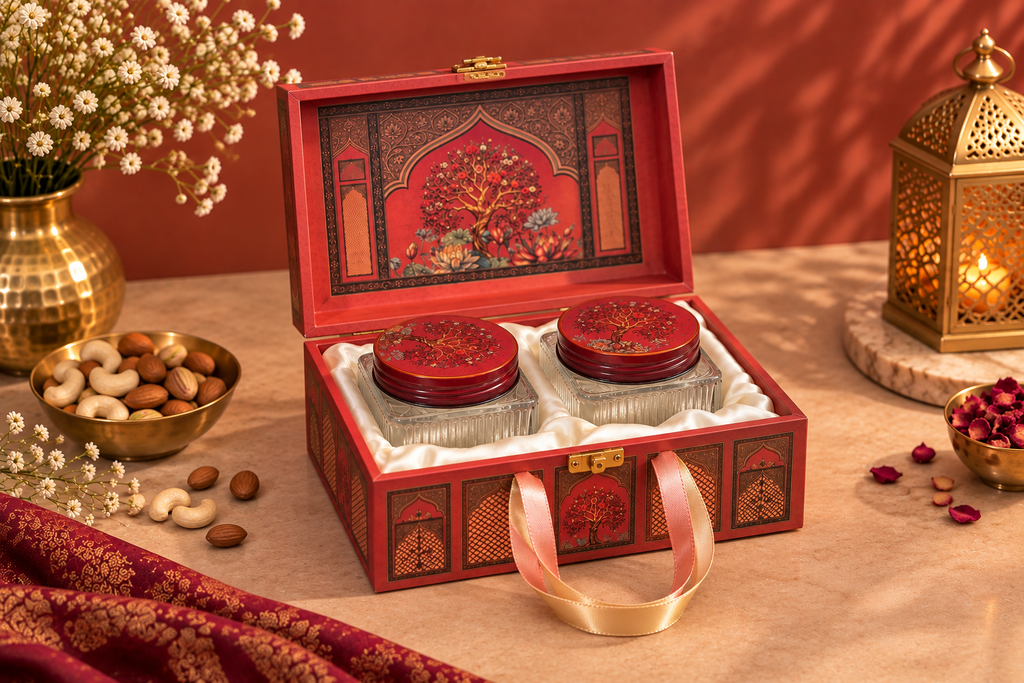 Mehrab Bloom Gift Box with 2 Jars