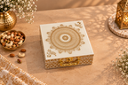 Gold Mosaic Gift Box with 4 Jars