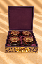 Royal Amethyst Gift Box with 4 Jars